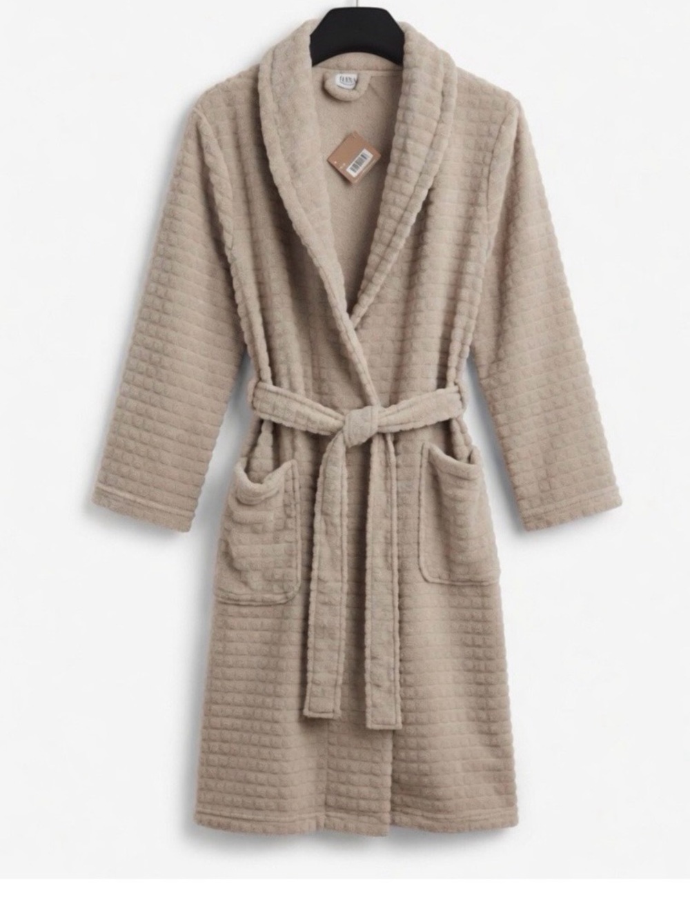ULTA Luxury Cozy Plush Robe L/XL Taupe NWT